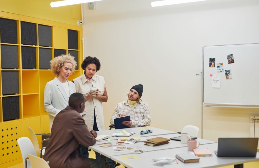diverse team meeting - Photo: Moe Magners / Pexels